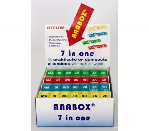 Anabox® weekbox display 12 stuks