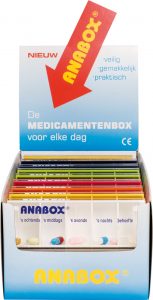Anabox® dagbox display 16 stuks