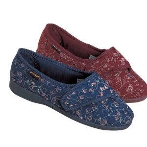 Pantoffels BlueBell-rood of blauw