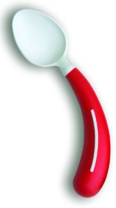 Henro-Grip vork of lepel rechtshandig rood